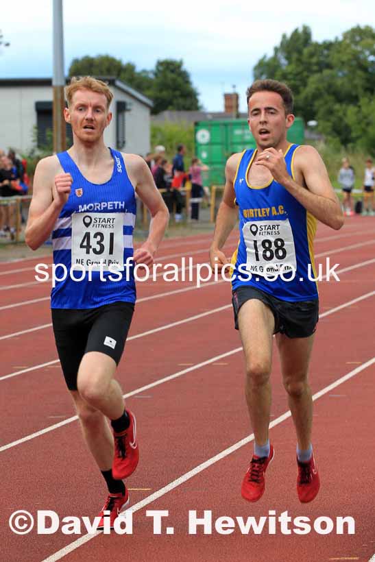 3000 metres, 2023 NEGP 4 Monkton, Wed., July 12th.  Photo: David T. Hewitson/Sports for All Pics